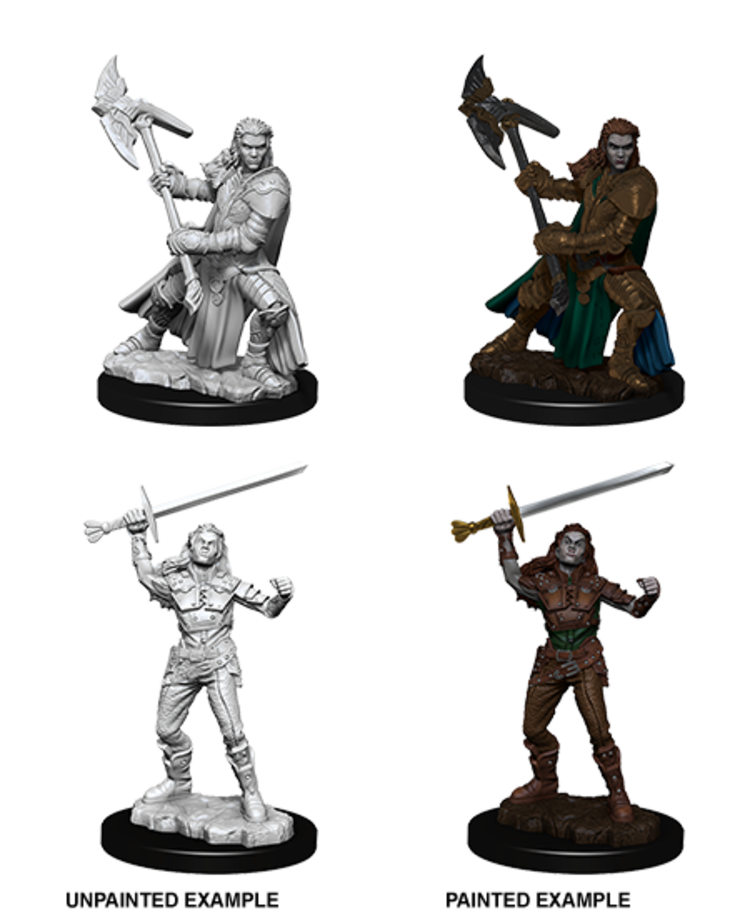 Wizkids Wizkids - Nolzur's Marvelous Miniatures: Half-Orc Fighter