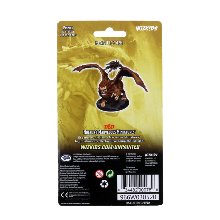 Wizkids Wizkids - Nolzur's Marvelous Miniatures: Manticore