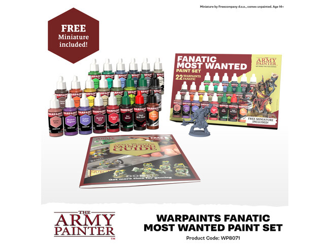 The Army Painter Fanatic Most Wanted - Paint Set