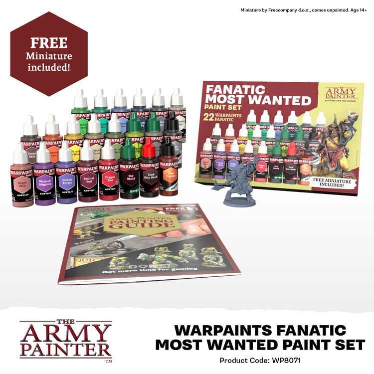 The Army Painter The Army Painter: Fanatic Most Wanted Paint Set