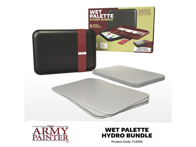 The Army Painter Wet Palette - Hydro Bundle & Brush Storage