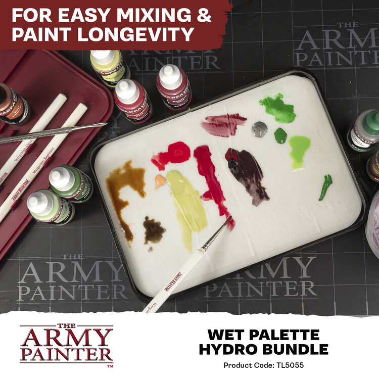 The Army Painter The Army Painter: Wet Palette - Hydro Bundle & Brush Storage