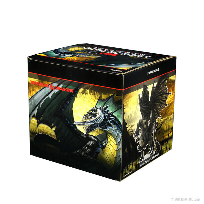 Wizkids Wizkids - Icons of the Realms: Adult Black Dragon