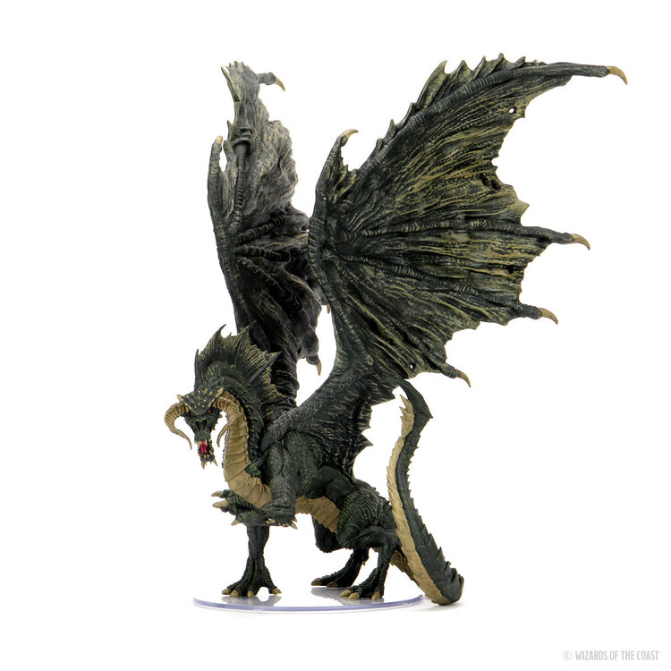 Wizkids Wizkids - Icons of the Realms: Adult Black Dragon