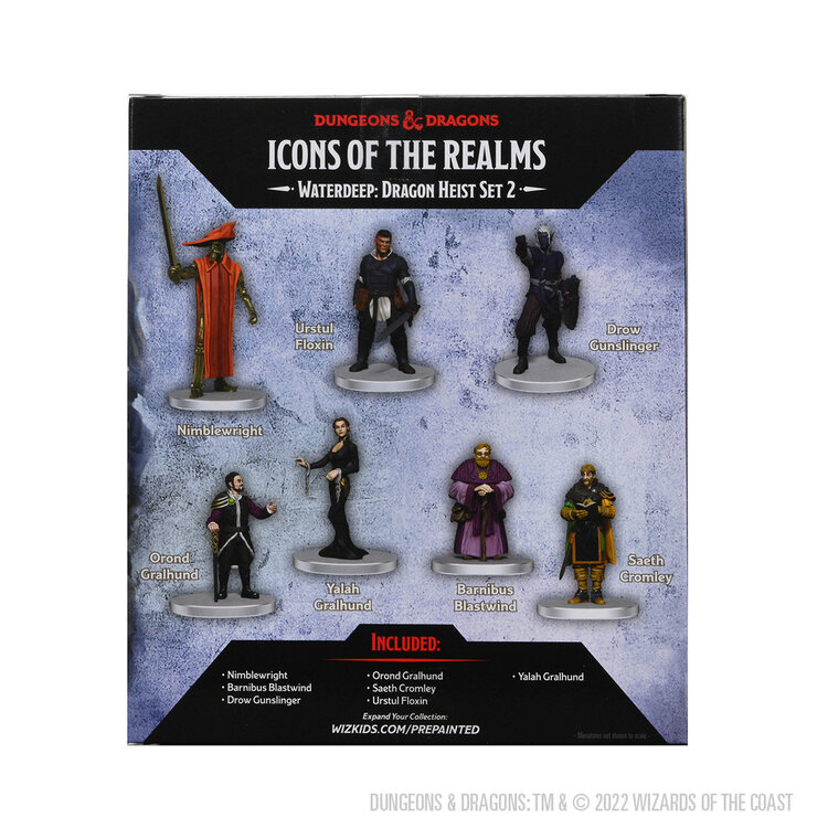 Wizkids Wizkids - Icons of the Realms: Waterdeep Dragon Heist Set 2