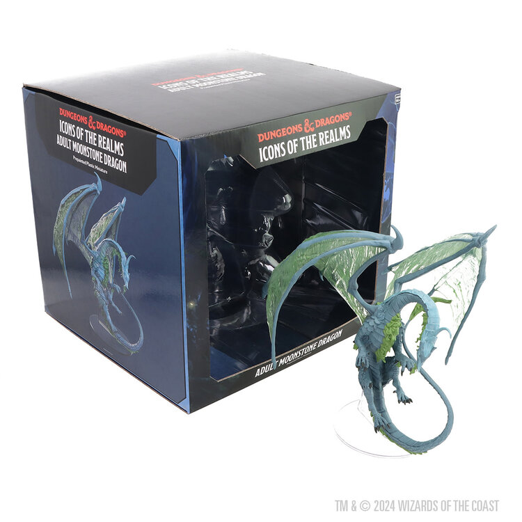 Wizkids Wizkids - Icons of the Realms: Adult Moonstone Dragon
