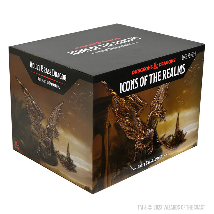 Wizkids Wizkids - Icons of the Realms: Adult Brass Dragon