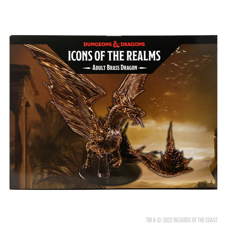 Wizkids Wizkids - Icons of the Realms: Adult Brass Dragon