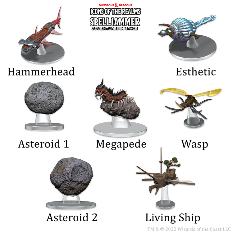 Wizkids Wizkids - Icons of the Realms - Spelljammer: Asteroid Encounters