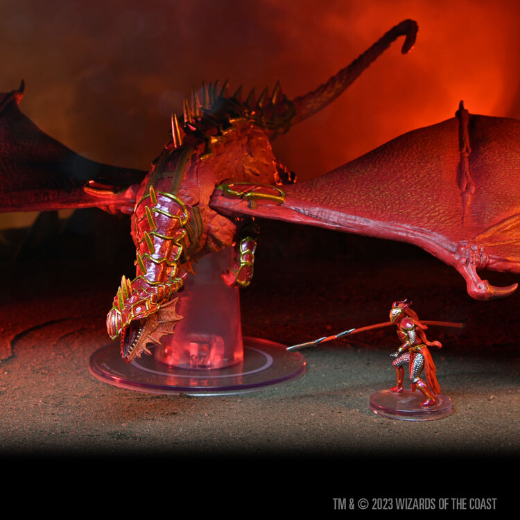 Wizkids Wizkids - Icons of the Realms: Red Ruin & Red Dragonnel