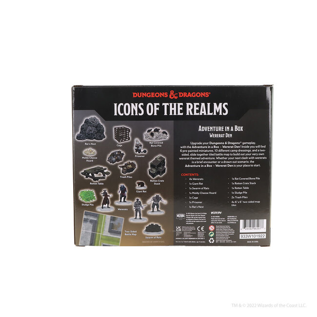 Wizkids Wizkids - Icons of the Realms: Adventure in a Box - Wererat Den