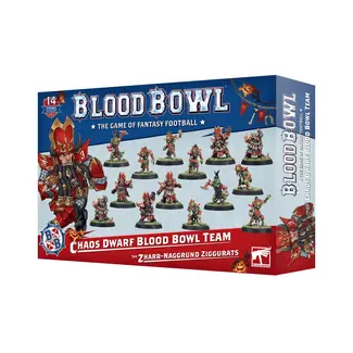 Games Workshop Blood Bowl: Chaos Dwarf Team - The Zharr-Naggrund Ziggurats