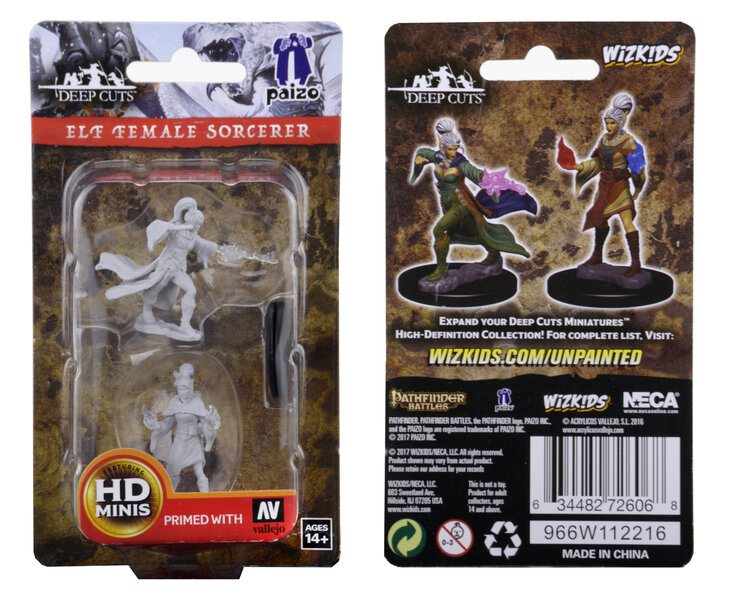 Wizkids Wizkids - Pathfinder Battles: Female Elf Sorcerer