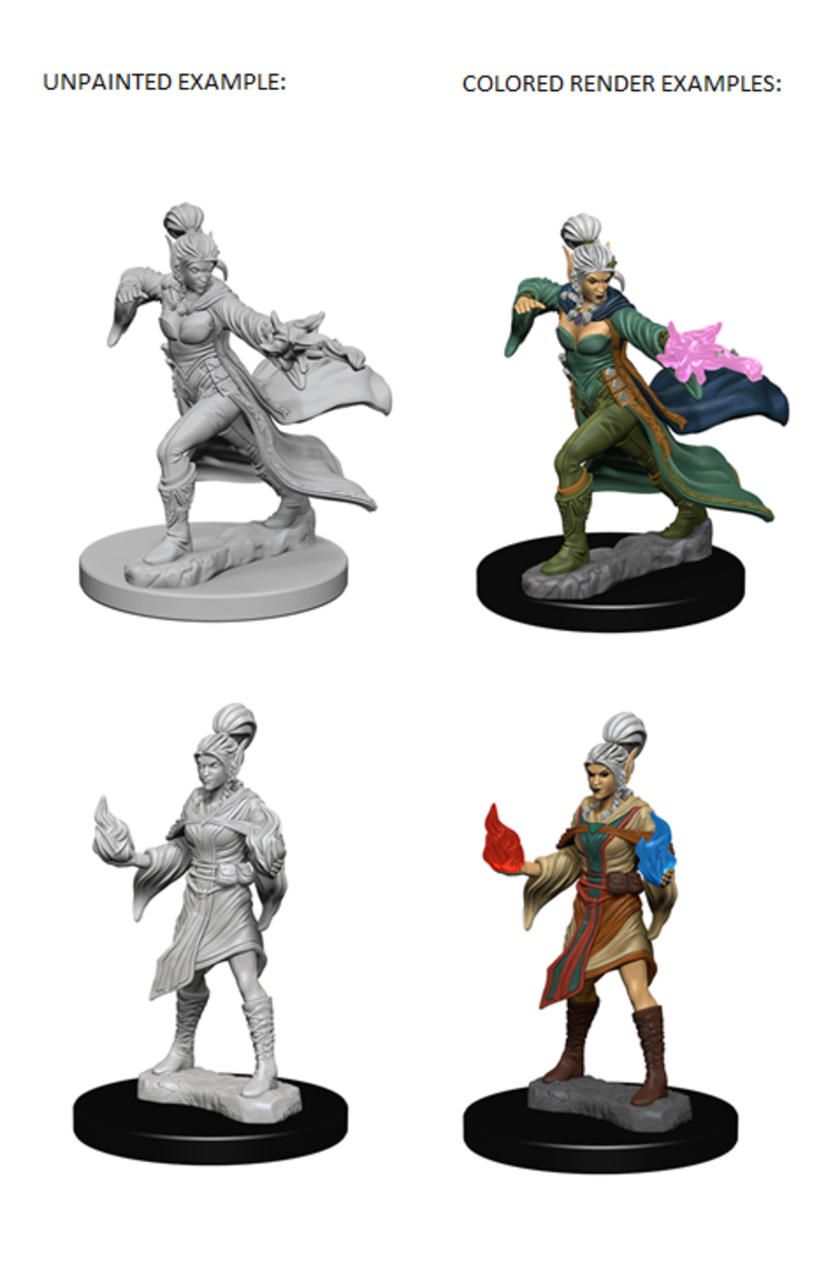 Wizkids Wizkids - Pathfinder Battles: Female Elf Sorcerer
