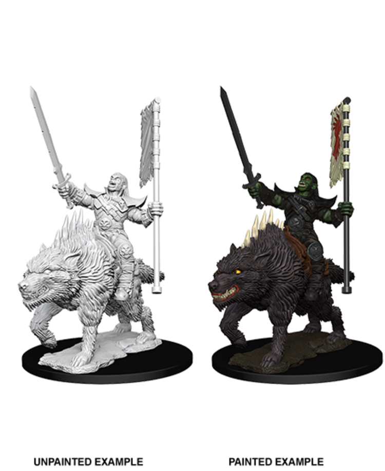 Wizkids Wizkids - Pathfinder Battles: Orc on Dire Wolf