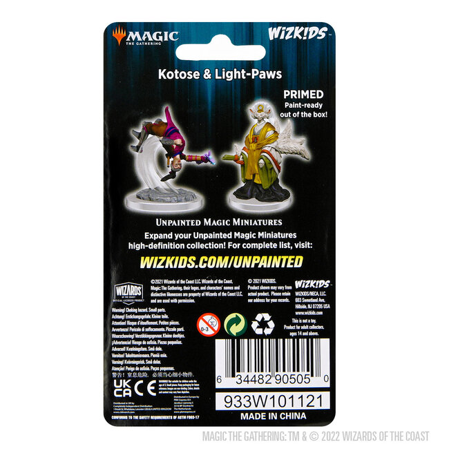 Wizkids Wizkids - Unpainted Magic Miniatures: Kotose & Light-Paws