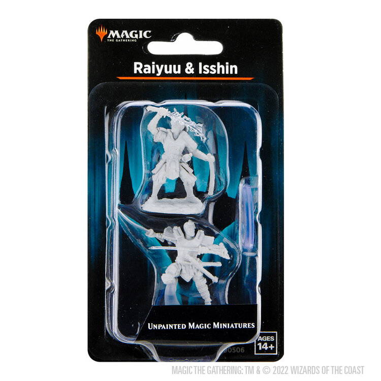 Wizkids Wizkids - Unpainted Magic Miniatures: Raiyuu & Isshin