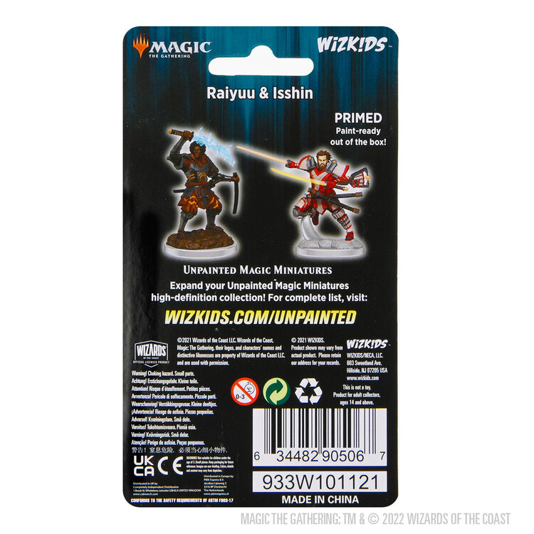 Wizkids Wizkids - Unpainted Magic Miniatures: Raiyuu & Isshin
