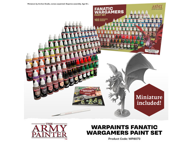 The Army Painter Fanatic Wargamers - Paint Set