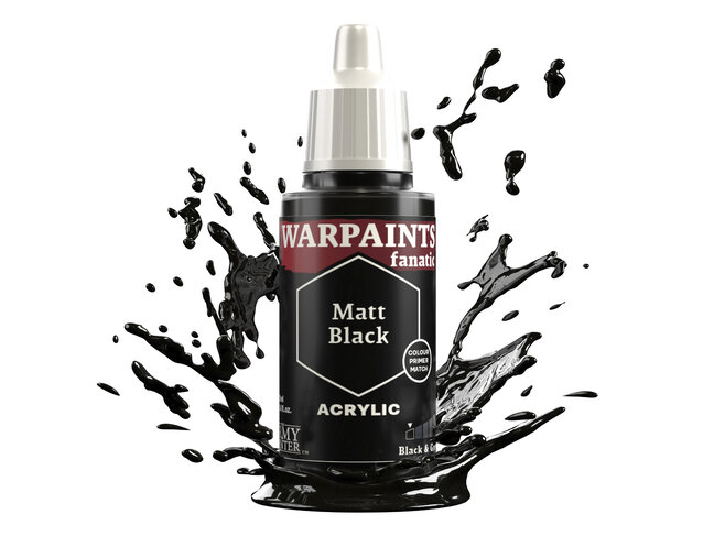 The Army Painter Warpaints Fanatic: Acrylic - Matt Black