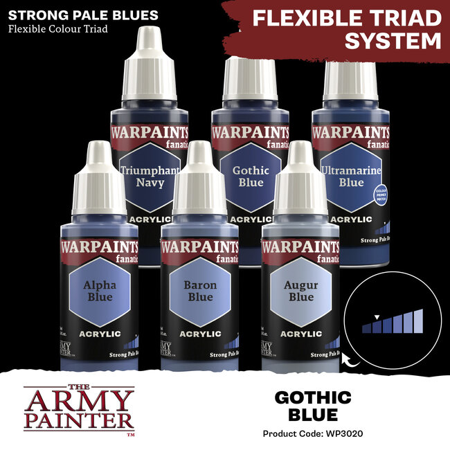 The Army Painter The Army Painter - Warpaints Fanatic: Acrylic - Gothic Blue