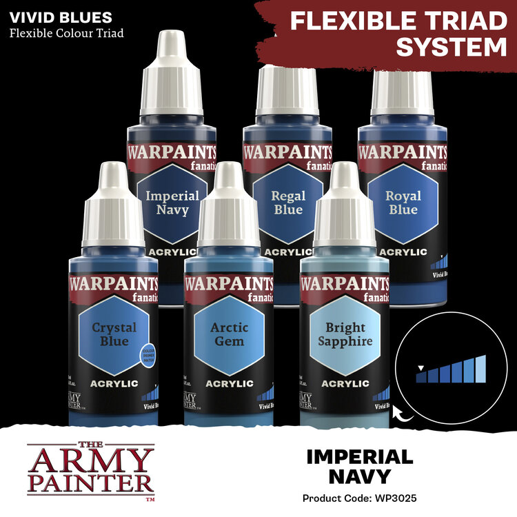 The Army Painter The Army Painter - Warpaints Fanatic: Acrylic - Imperial Navy