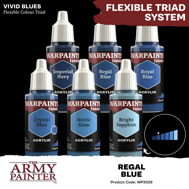 The Army Painter The Army Painter - Warpaints Fanatic: Acrylic - Regal Blue
