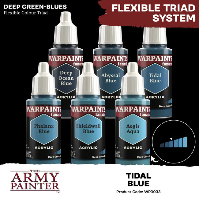 The Army Painter The Army Painter - Warpaints Fanatic: Acrylic - Tidal Blue
