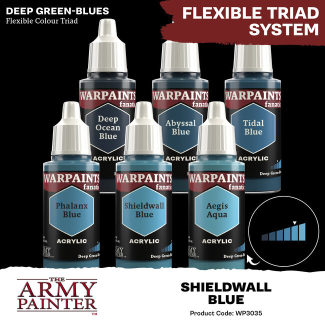 The Army Painter The Army Painter - Warpaints Fanatic: Acrylic - Shieldwall Blue