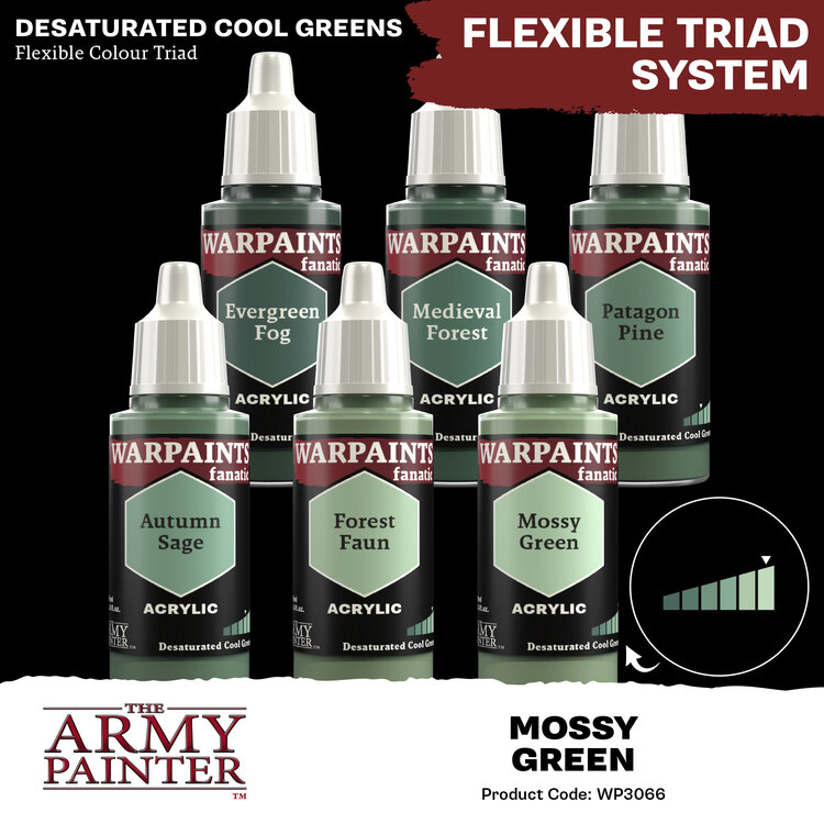 The Army Painter The Army Painter - Warpaints Fanatic: Acrylic - Mossy Green