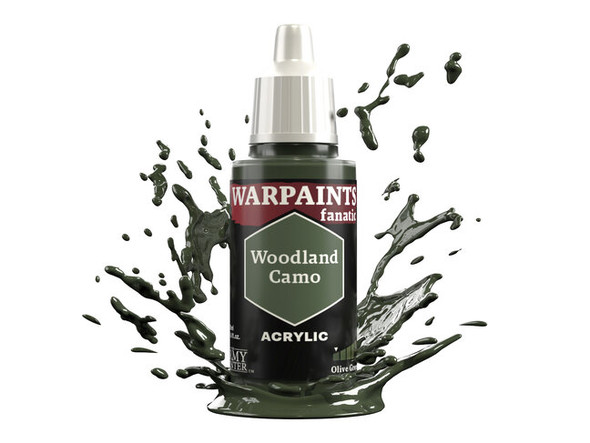 The Army Painter Warpaints Fanatic: Acrylic - Woodland Camo