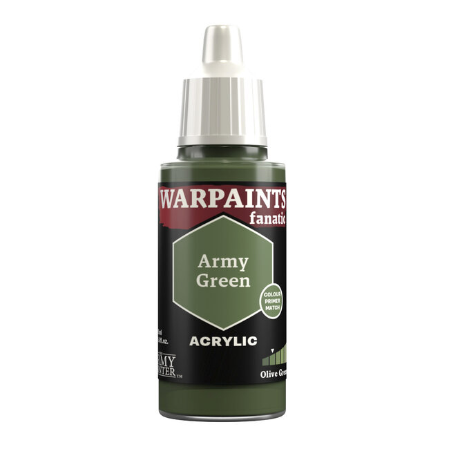 The Army Painter The Army Painter - Warpaints Fanatic: Acrylic - Army Green