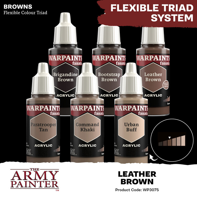 The Army Painter The Army Painter - Warpaints Fanatic: Acrylic - Leather Brown