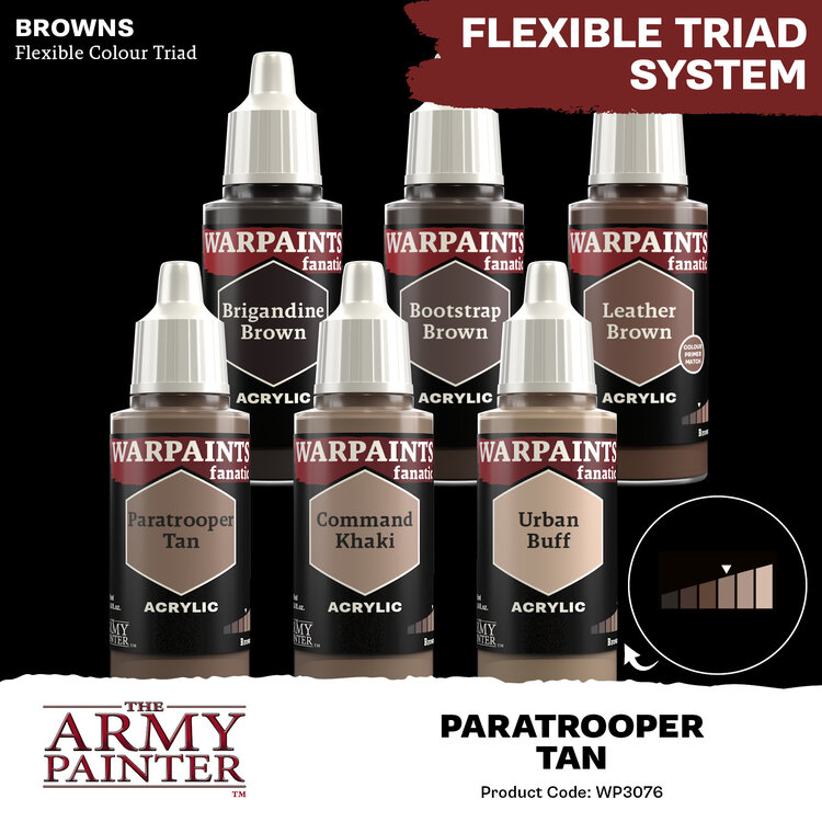 The Army Painter The Army Painter - Warpaints Fanatic: Acrylic - Paratrooper Tan