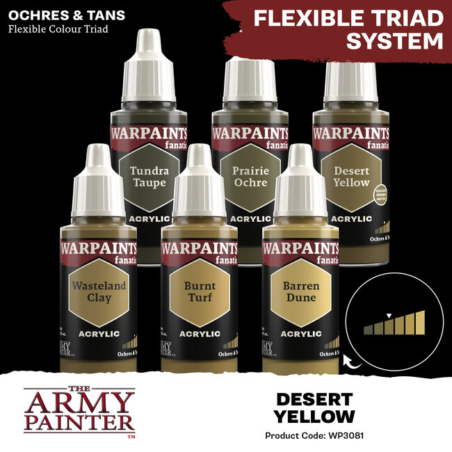 The Army Painter The Army Painter - Warpaints Fanatic: Acrylic - Desert Yellow