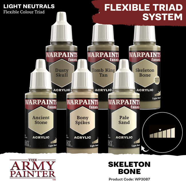 The Army Painter The Army Painter - Warpaints Fanatic: Acrylic - Skeleton Bone