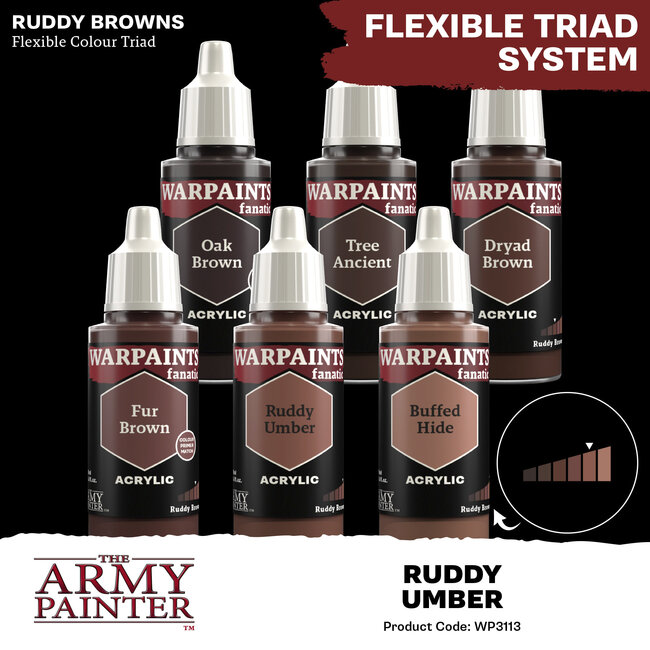 The Army Painter The Army Painter - Warpaints Fanatic: Acrylic - Ruddy Umber