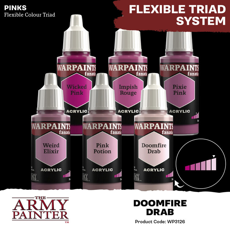 The Army Painter The Army Painter - Warpaints Fanatic: Acrylic - Doomfire Drab