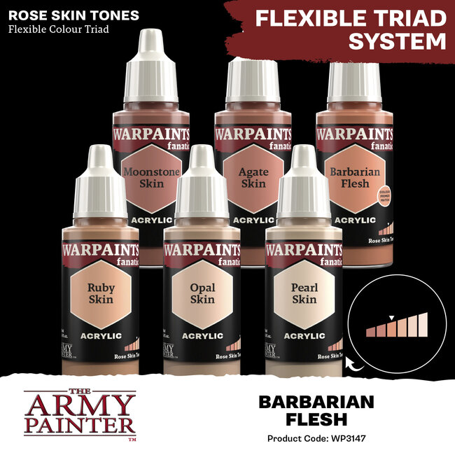The Army Painter The Army Painter - Warpaints Fanatic: Acrylic - Barbarian Flesh