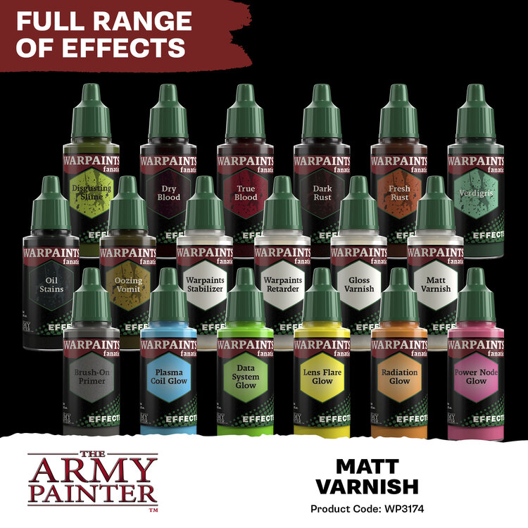 The Army Painter The Army Painter - Warpaints Fanatic: Effects - Matt Varnish
