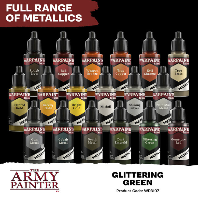 The Army Painter The Army Painter - Warpaints Fanatic: Metallic - Glittering Green