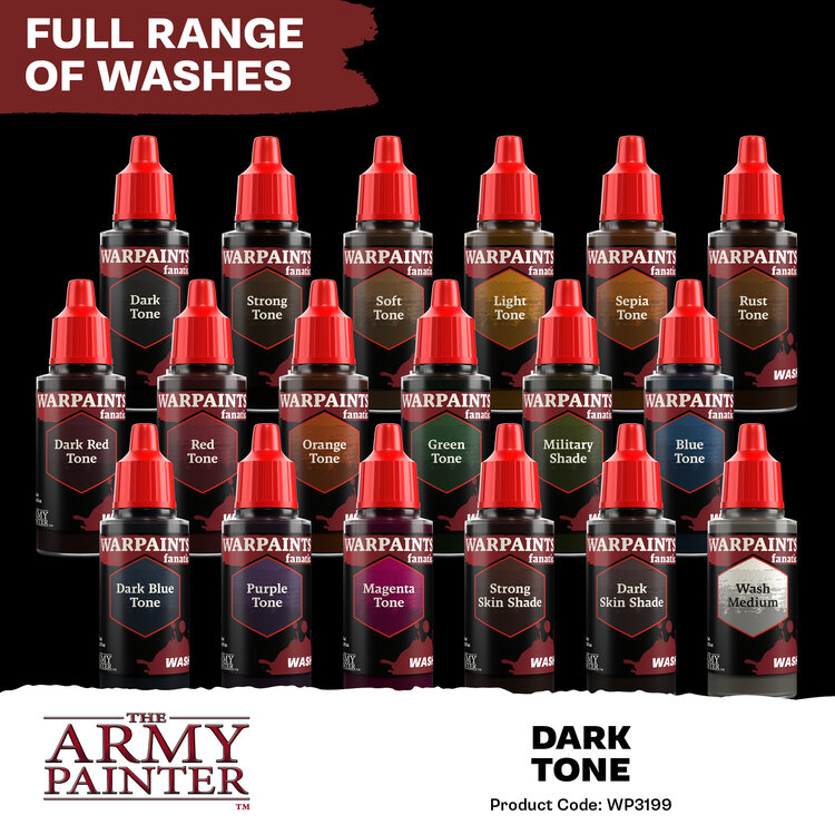 The Army Painter The Army Painter - Warpaints Fanatic: Wash - Dark Tone