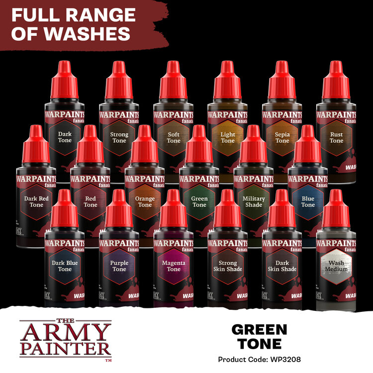 The Army Painter The Army Painter - Warpaints Fanatic: Wash - Green Tone