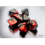 Chessex Chessex: Black-Red/gold - Gemini Polyhedral 7-Die Set Mini