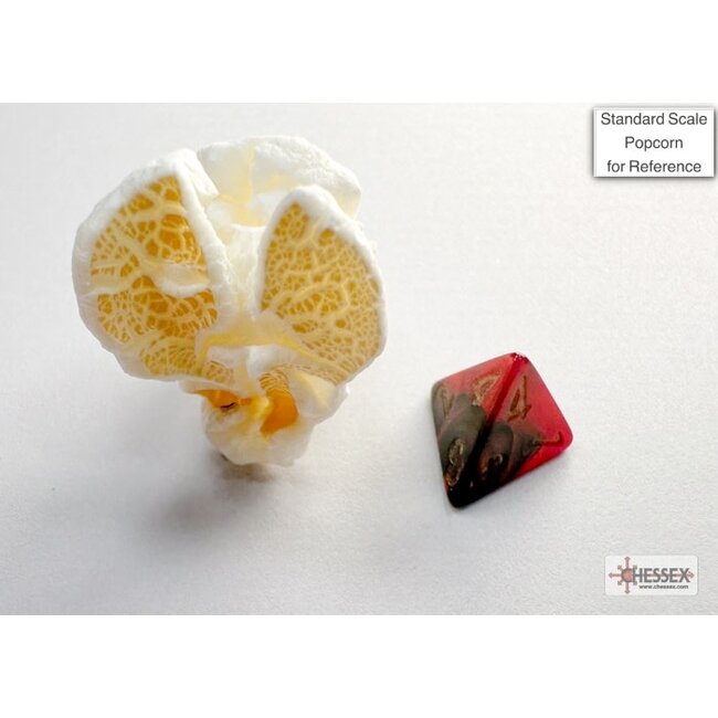 Chessex Chessex: Black-Red/gold - Gemini Polyhedral 7-Die Set Mini