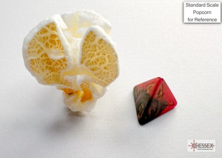 Chessex Chessex: Black-Red/gold - Gemini Polyhedral 7-Die Set Mini