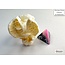 Chessex Chessex: Black-Pink/white - Gemini Polyhedral 7-Die Set Mini