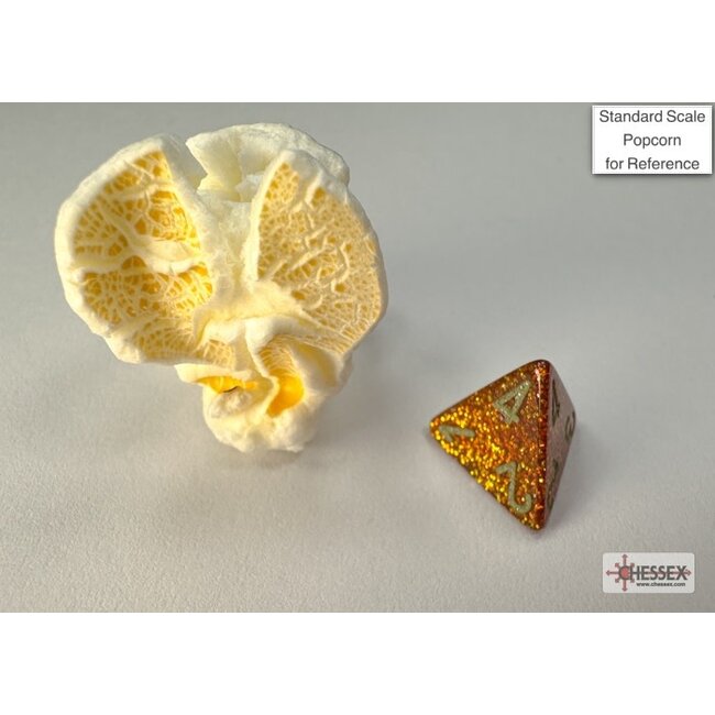 Chessex Chessex: Gold/silver - Glitter Polyhedral 7-Die Set Mini