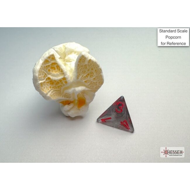 Chessex Chessex: Black/red - Velvet Polyhedral 7-Die Set Mini