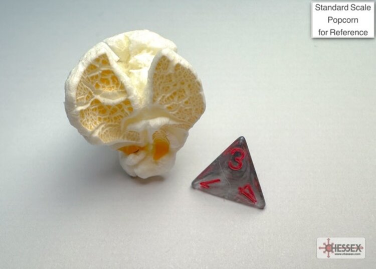 Chessex Chessex: Black/red - Velvet Polyhedral 7-Die Set Mini